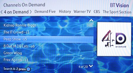 BT Vision 4oD