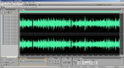 Adobe Audition Edit View