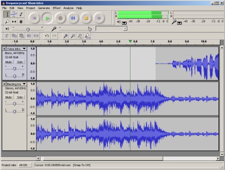 Using Audacity for recording and editing voice