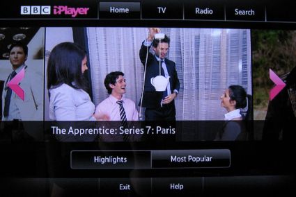 BBC iPlayer on BT Vision