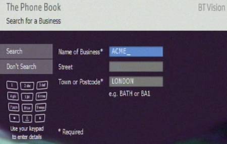 BT Phone Book Lookup