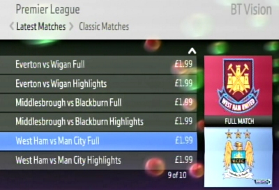 BT Vision Sport Screenshot