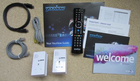 YouView from BT Kit Contents