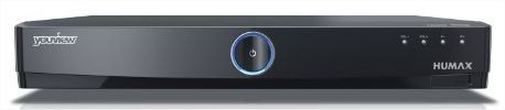 The Humax T1000 YouView box The Humax T1000 YouView box, available from BT
