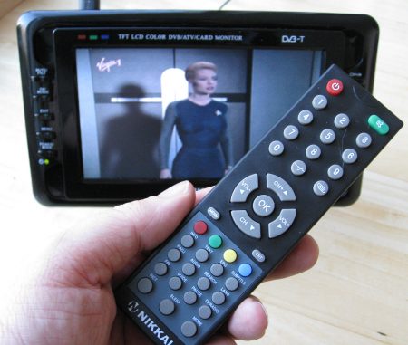 Nikkai TV with remote control