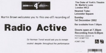 Radio Active Ticket