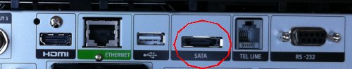 Sky Box SATA connector