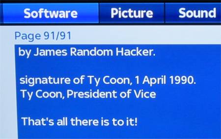 Updated Sky EPG Software Screen Updated Sky EPG Software Screen