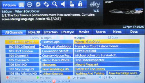 Sky Programme Guide 2012 Sky Programme Guide 2012