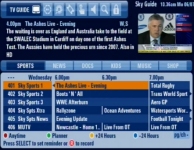 Sky HD EPG