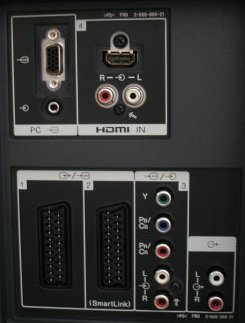 Sony RDR-GX210S Rear Panel